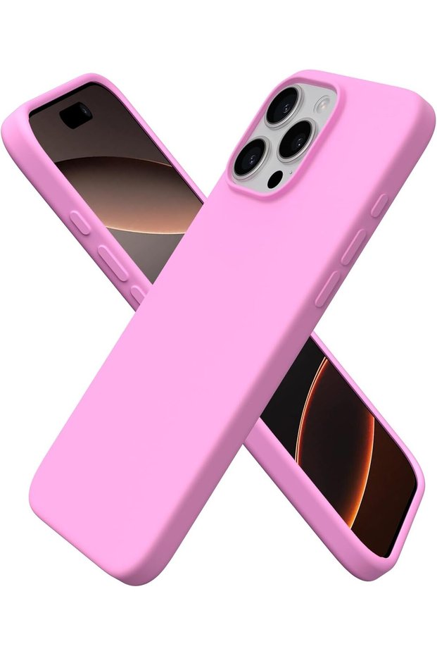 ORNARTO Compatible with iPhone 16 Pro Max Case 6.9", Slim Liquid Silicone 3 Layers Soft Gel Rubber S