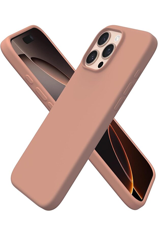 ORNARTO Compatible with iPhone 16 Pro Max Case 6.9", Slim Liquid Silicone 3 Layers Soft Gel Rubber S