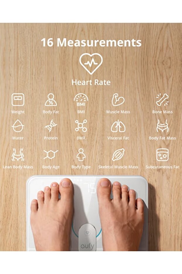 Smart Scale P2 Pro – ميزان تكوين الجسم بتقنية Wi-Fi - 7