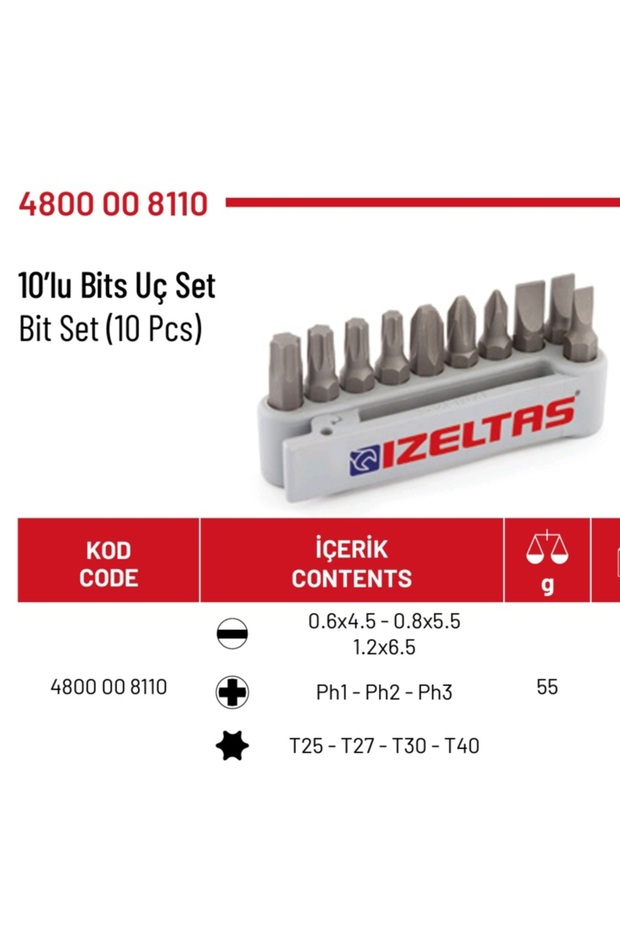 Bits Uç Seti 10 lu - 1