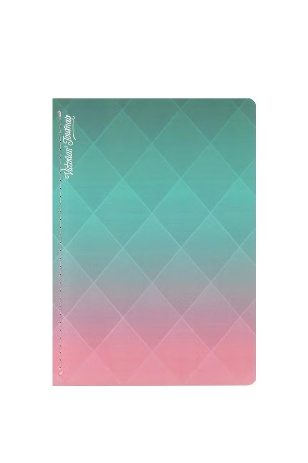 A5 Memo Notebook – 40 Sheets, Metallic Cover with Elastic Band - 1