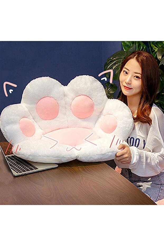 Pernă - Alb - Bumbac - 3