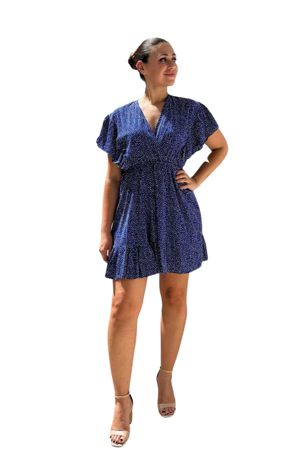 Willow Dalmatian X-Over Dress