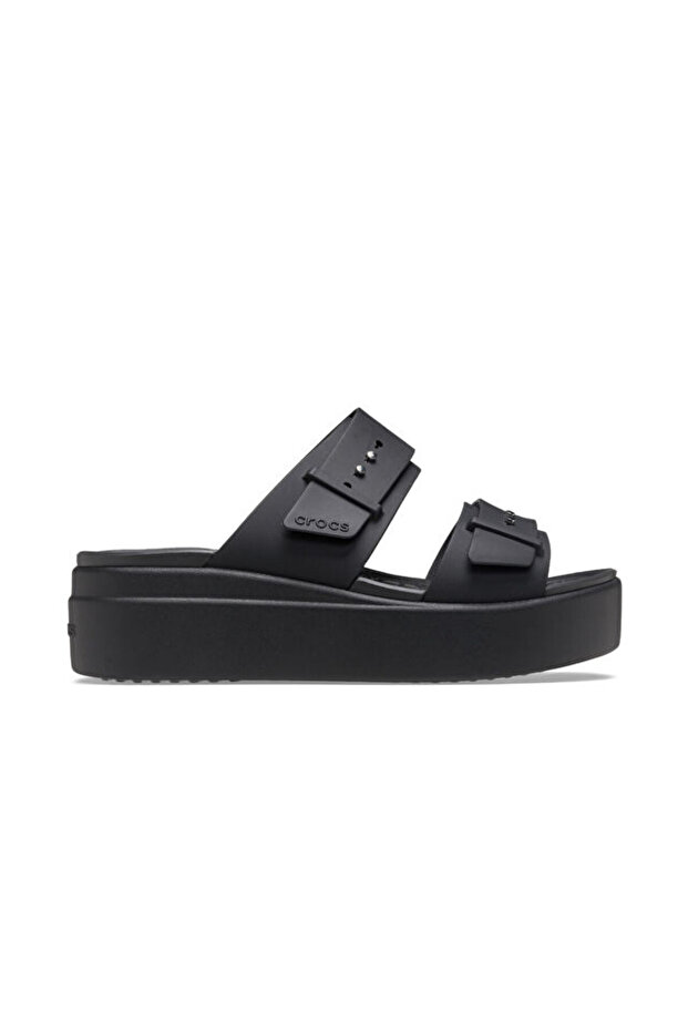 Brooklyn Buckle Lowwdg Women's Slippers 207431-001 Black
