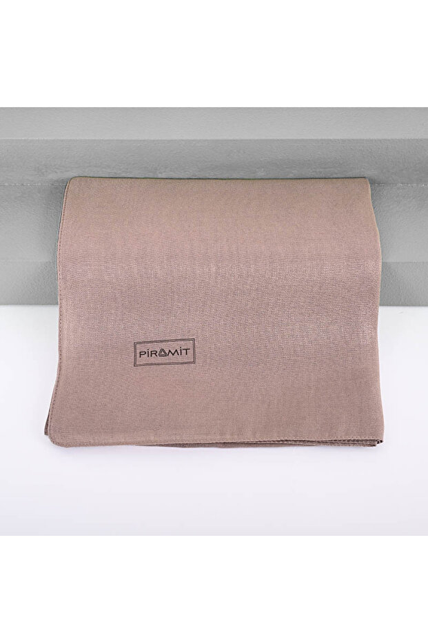 Eșarfă simplă de culoare chihlimbar - 1