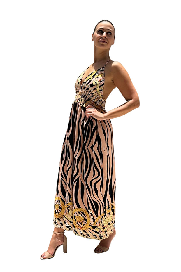 Saskia Halter Dress