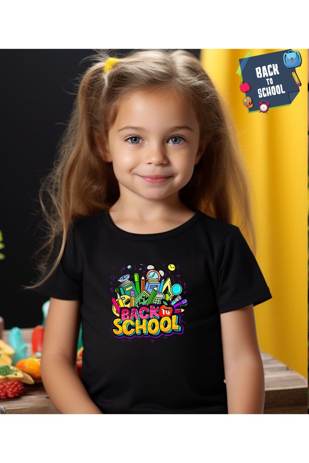 Back to School Printed Unisex Kids T-Shirt-Back to School Printed Kids T-Shirt