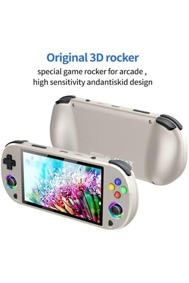 Handheld Game Console 5 Inch Display, Retro Mini Gaming Console with Gamepad, 11000+ Games, 6 - 6