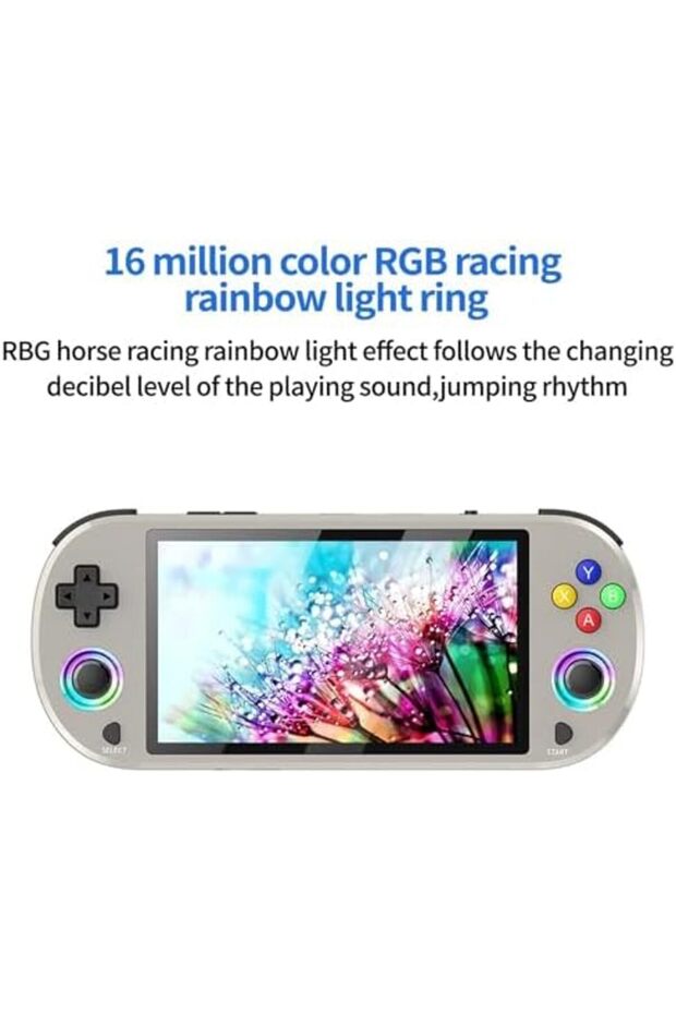Handheld Game Console 5 Inch Display, Retro Mini Gaming Console with Gamepad, 11000+ Games, 6 - 8
