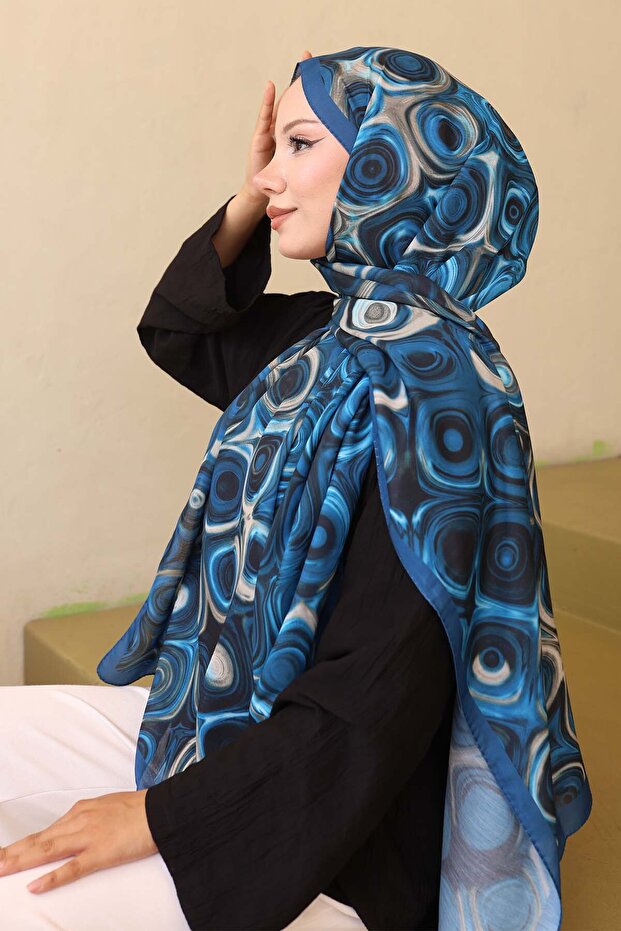 Şal cu model Indigo İpk112 - 3