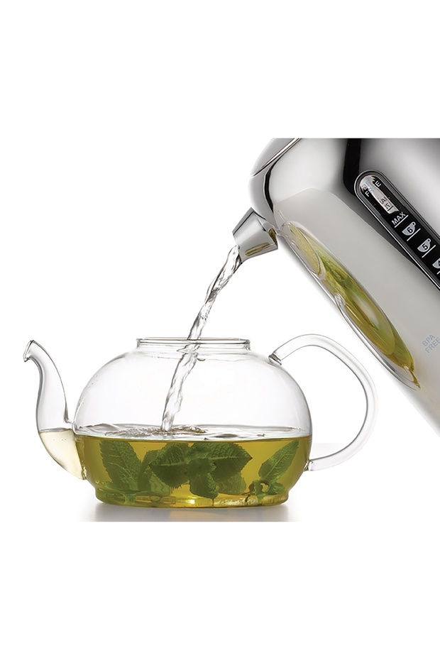 Classic Seri Gümüş Paslanmaz Çelik Kettle - 4