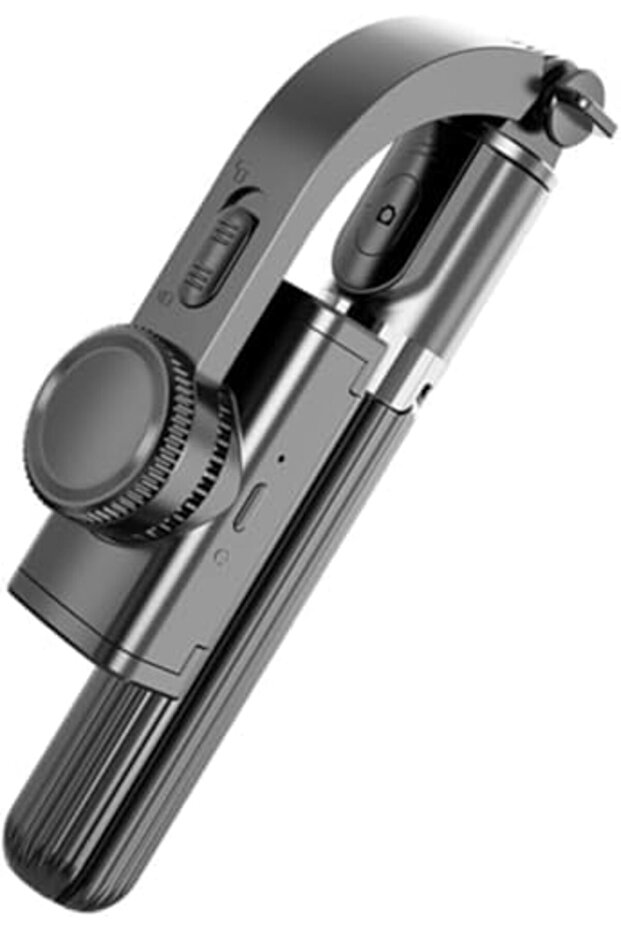 Phone Stabilizer Tripod, Flexible Gimbal with Magnetic Mount, 26cm Selfie Stick with Phone Ho