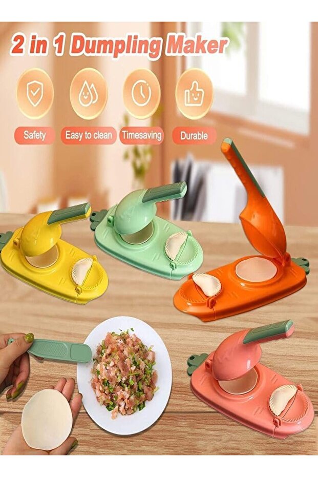 قالب ضغط الزلابية اليدوي 2 في 1 من DIY - 2