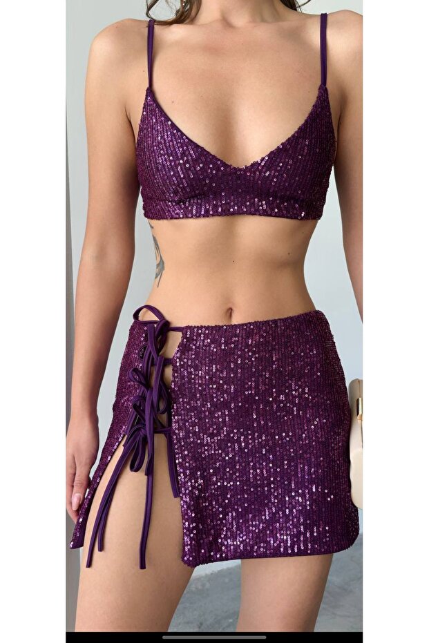 Miranfashion Sequin Dress