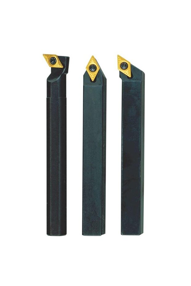 Set of 3 lathe knives with removable inserts, 24555, 8x8x90 - 3