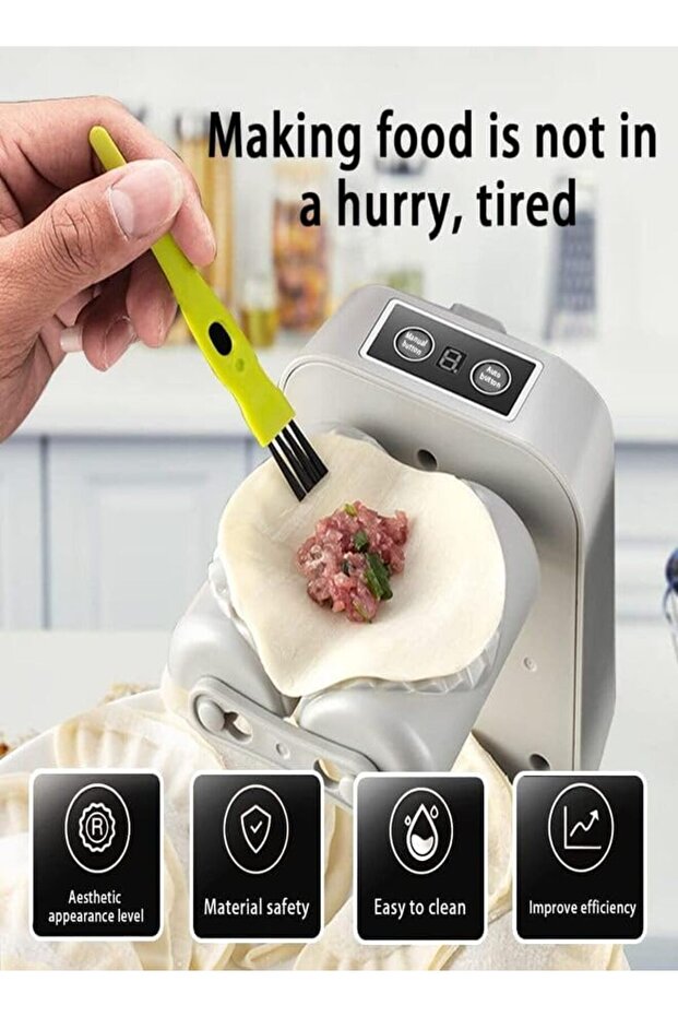 Electric Dumpling Machine, Automatic Kitchen Mold with 2 Gear Modes - 5