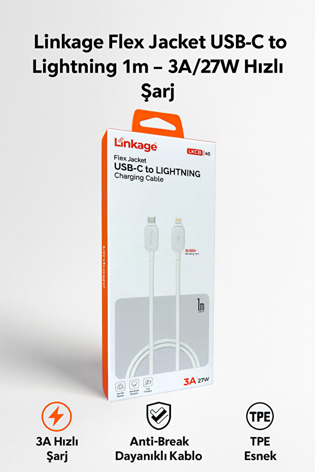 IPHONE USB-C, 3A, 27W (Lightning port) - 1