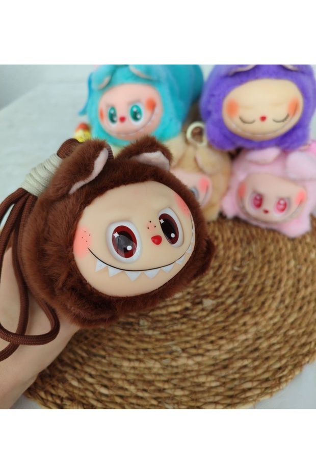 Labubu Plush Drawstring Pencil Case 1 Pcs - 7