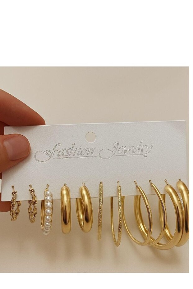 ÇELİK KÜPE 6 ÇİFT -1 - 2