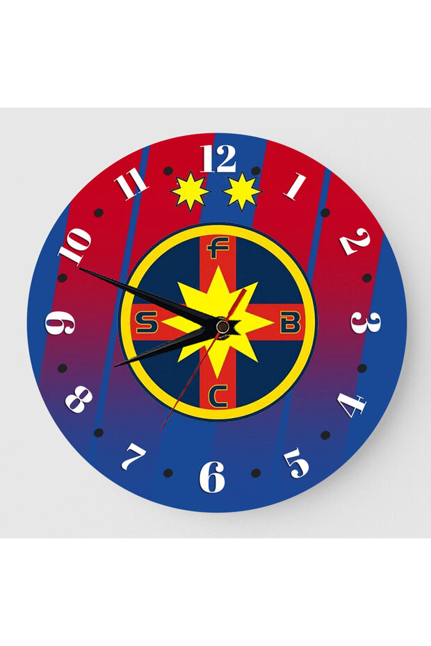 Ceas de perete fotbal FCSB 2