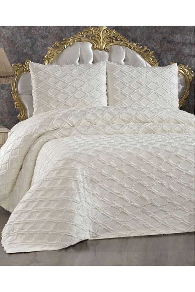 مجموعة القطن طقم بيكيه مزدوج روبي - 6