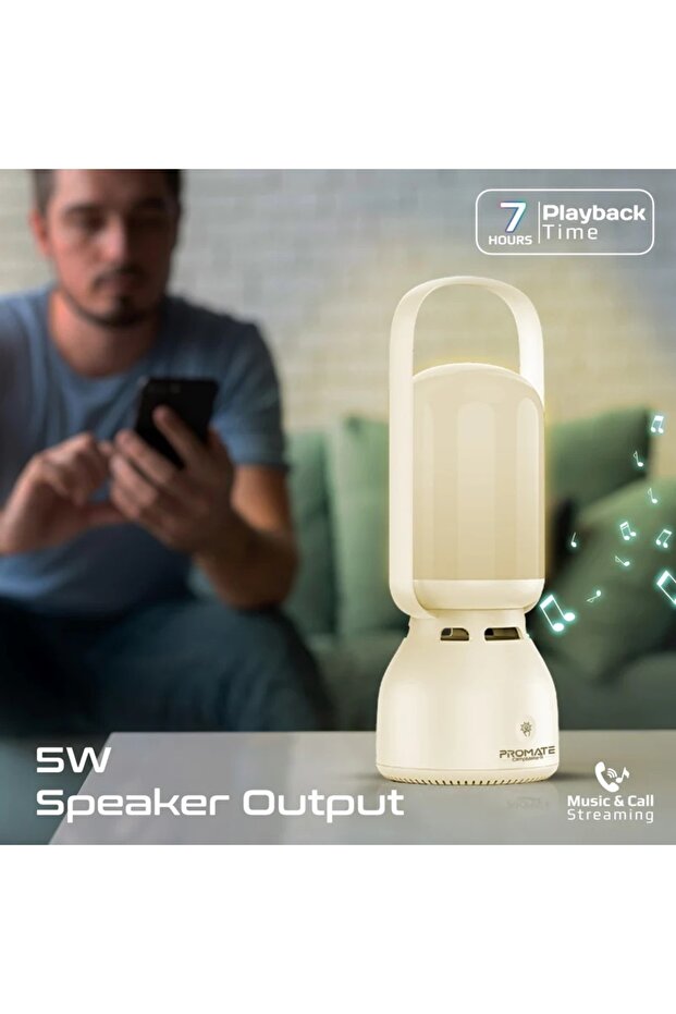 مكبر صوت بلوتوث محمول متعدد الوظائف ومصباح تخييم - 2