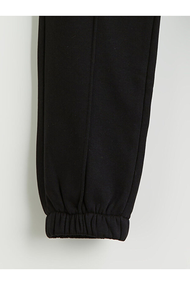 Beli Lastikli Kız Çocuk Jogger Eşofman Altı - 2