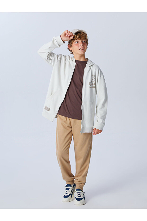 Beli Lastikli Erkek Çocuk Jogger Eşofman Altı - 1