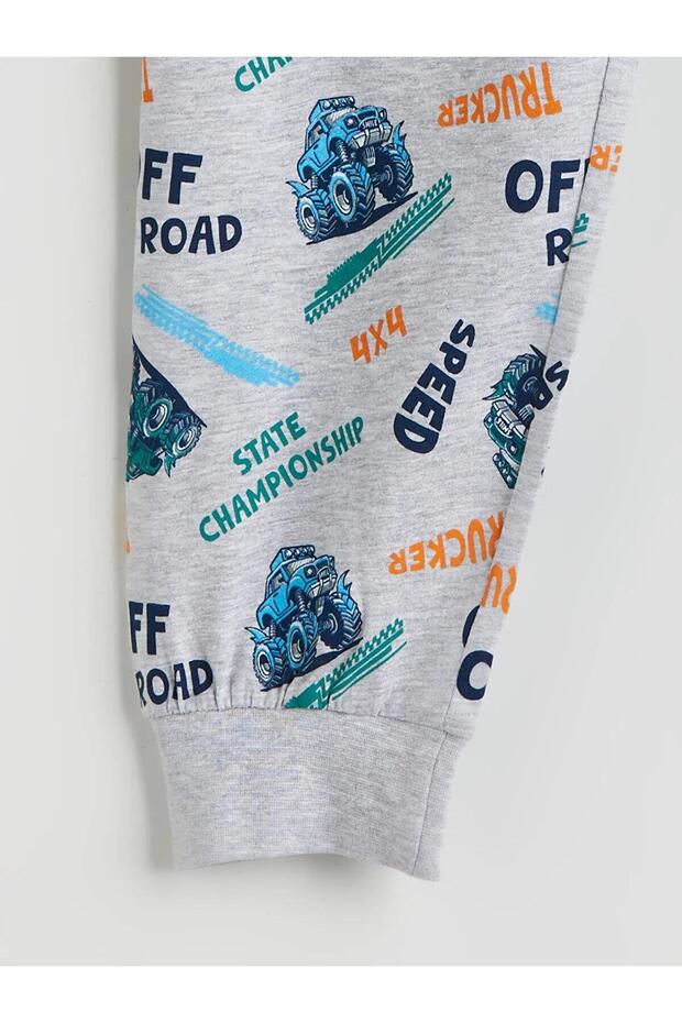 LCW Kids Bisiklet Yaka Erkek Çocuk Pijama Takımı (W5) - 6