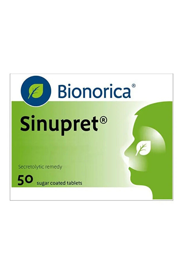 Sinupret Sugar Coated Tablets, 50 Tablets