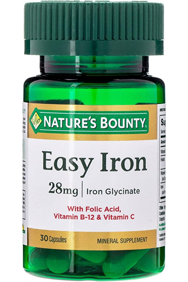 Easy Iron, 28 Mg, 30 Capsules