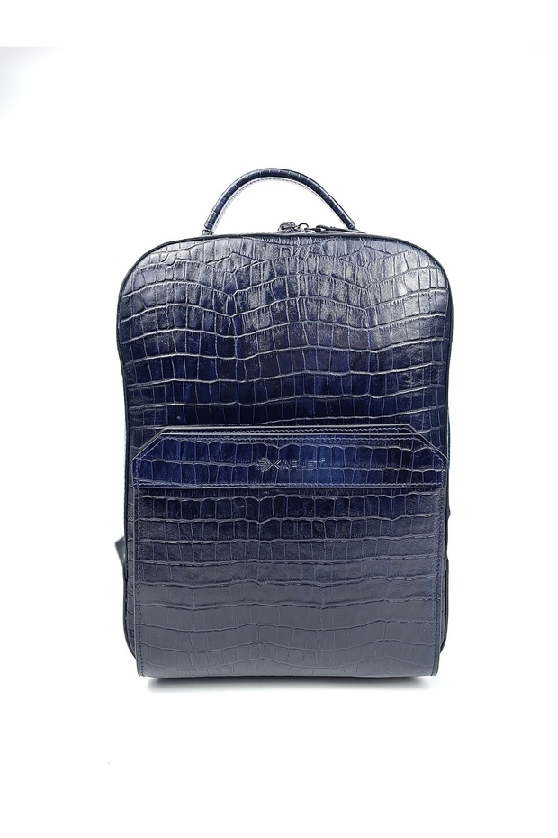 حقيبة ظهر من الجلد الطبيعي - 1