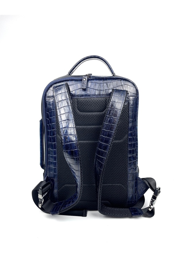 حقيبة ظهر من الجلد الطبيعي - 5