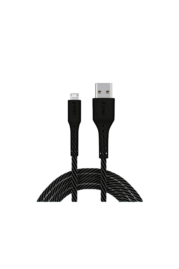 كيبل ليون اكس ميكرو USB قماشي بطول متر واحد