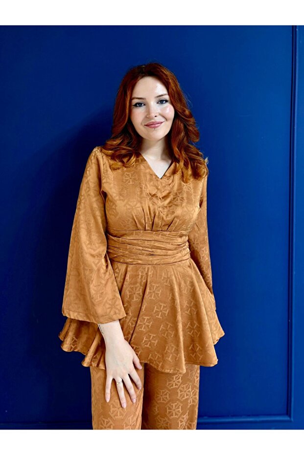 BÜZGÜ DETAYLI BLUZ - 3