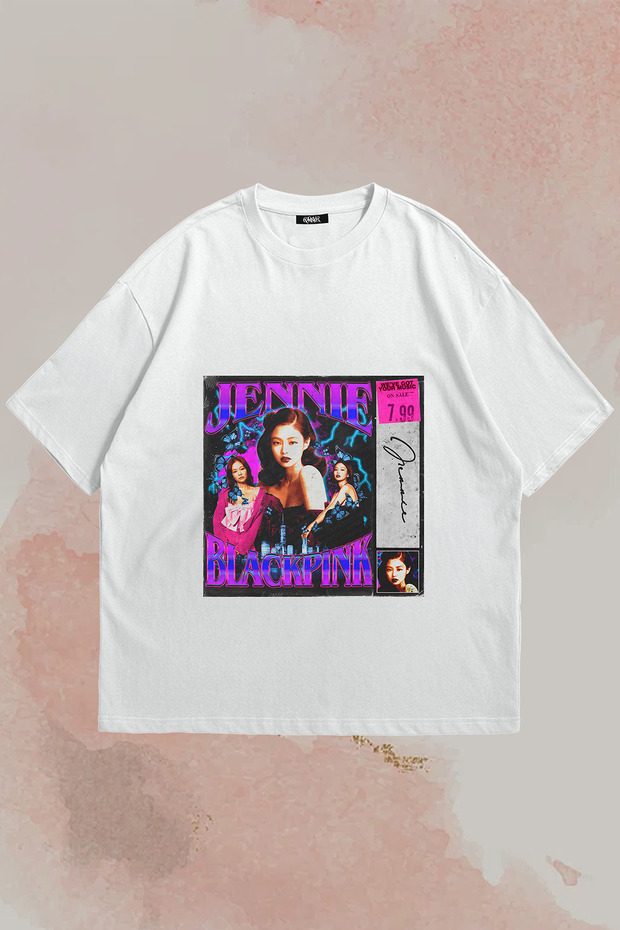Blackpink Jennie Poster Unisex Ovesize T-Shirt