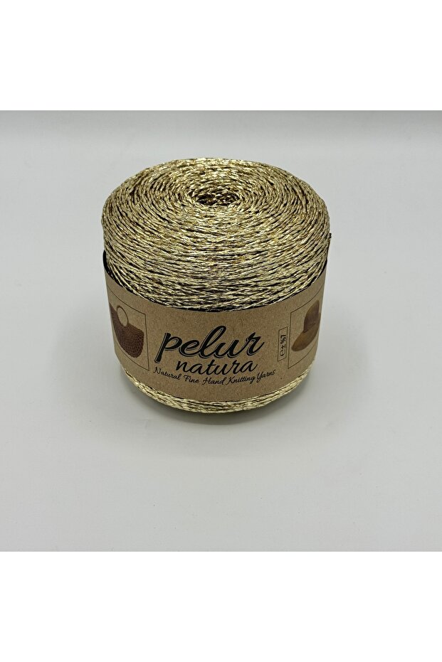 حبل معدني ذهبي فاتح