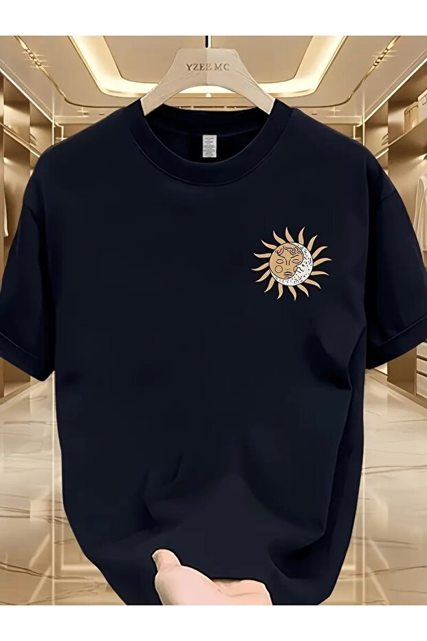 BE CREATİVE SUN PRINTED OVERSIZE ΜΠΛΟΥΖΑ ΠΟΔΗΛΑΤΟ - 2