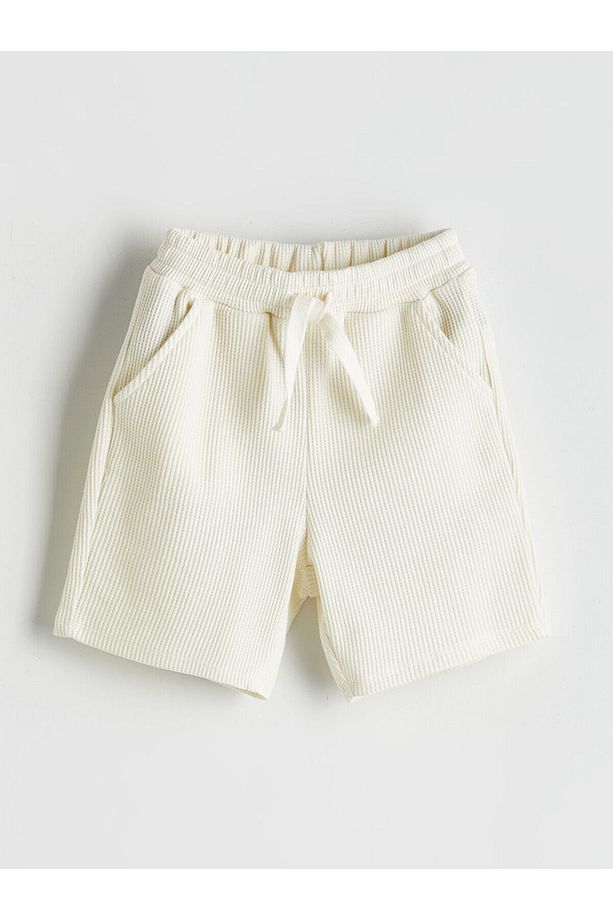 Beli Lastikli Basic Erkek Çocuk Şort - 1