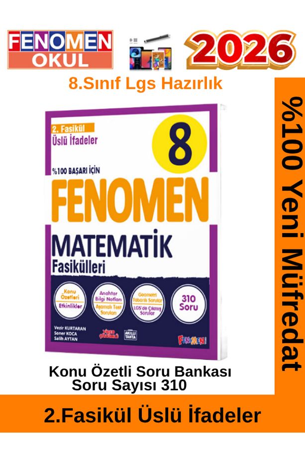 2026 8.Sınıf Matematik Konu Özetli Soru Bankası Fasikülü(1758 Soru)6 Faikül - 3