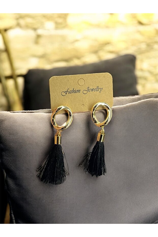 Püsküllü Nuveria Küpe - 3