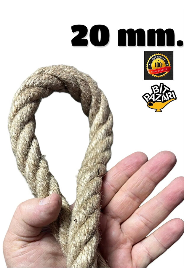 20mm 5 Meters Premium Quality Decorative Jute Rope