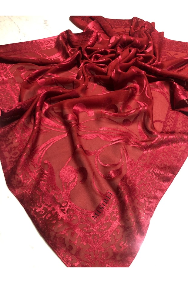 Mısırlı Eşarpları Yakma Devore Model Eşarp - 1