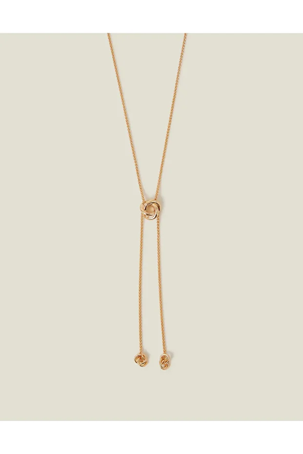 Knot Y Long Kolye - 1