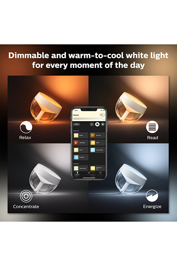 Beyaz Hue Iris Akıllı Aydınlatma - 4