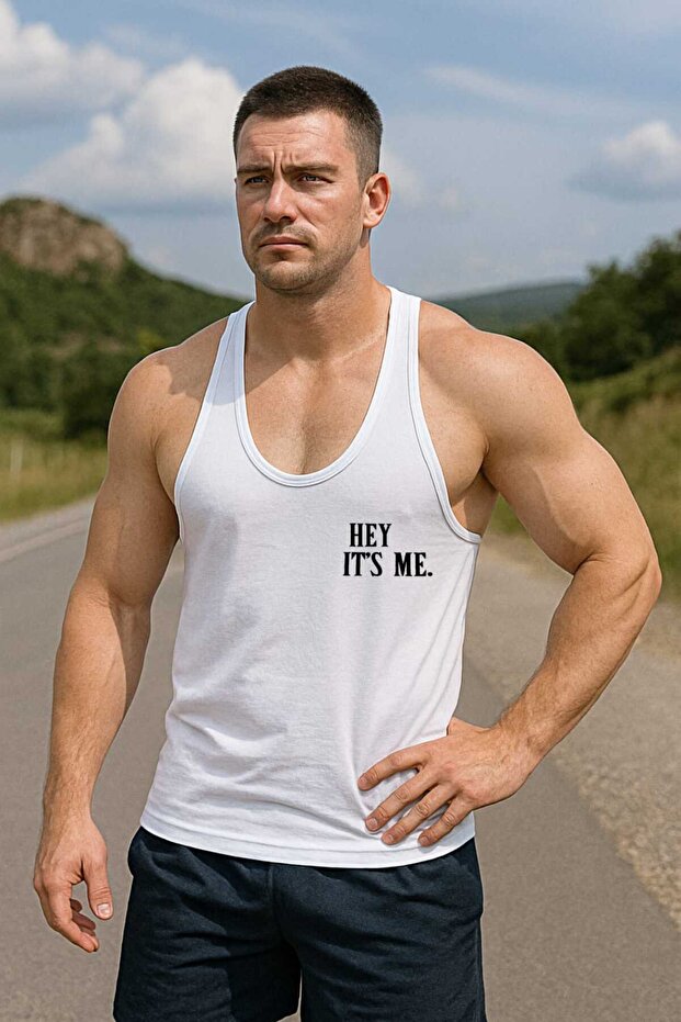 Men's Sports Singlet Zero Sleeve New Style New Trend t Shirt