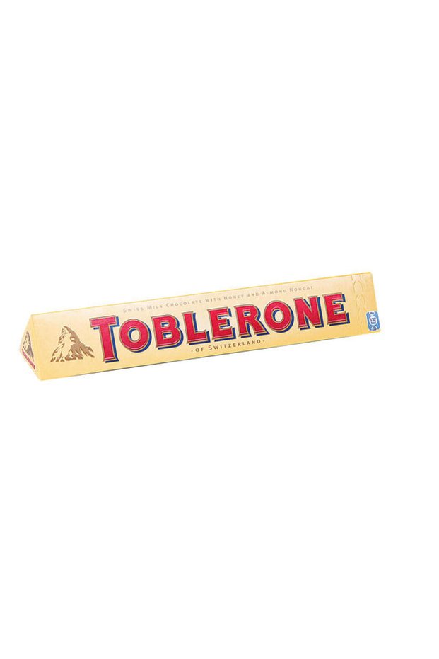 Swiss Milk Chocolate Bar Injected with Almond Honey Nougat Triangle (100g)
