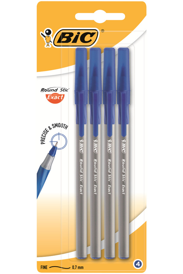 Химикалка Bic Round Stick, синя