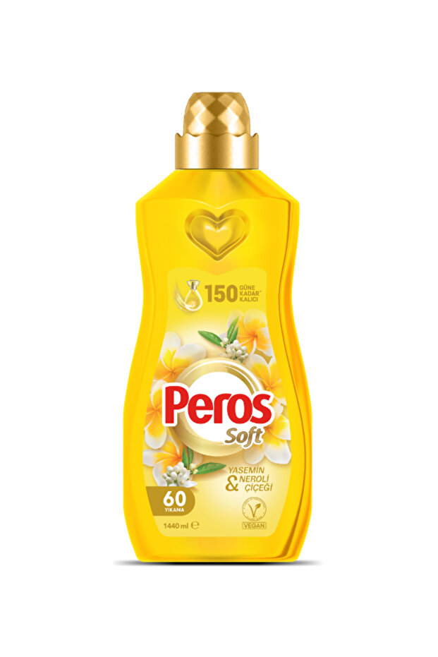 Peros Concentrated Liquid Fabric Softener and Freshener - Jasmine 1440 ml - 1