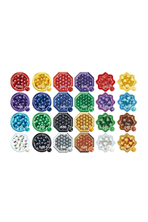 Pack of 31995 Aquabeads Shiny Beads (Spare Pack) 2000 Pieces +4 Years